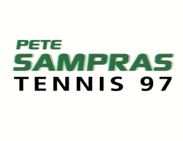 Title screen of Pete Sampras Tennis 97