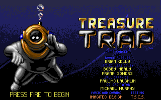 Title screen of Treasure Trap