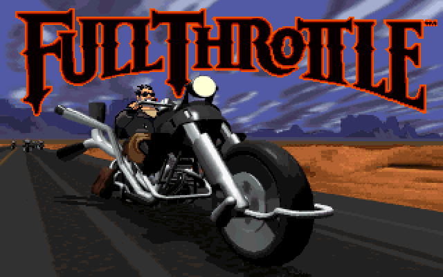 Title screen of Full Throttle