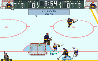 Gameplay of Brett Hull Hockey 95