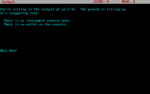 Gameplay of The Pilot, or: A Flight into Fantasy