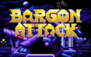Title screen of Bargon Attack