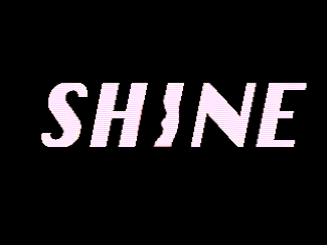 Title screen of Shine
