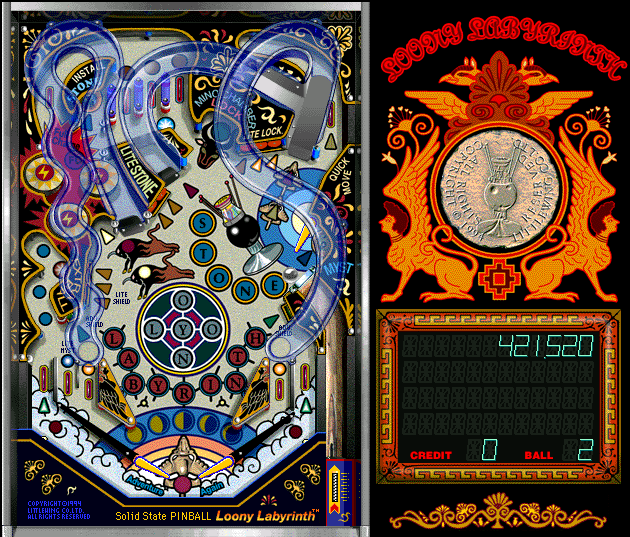 Gameplay of Loony Labyrinth