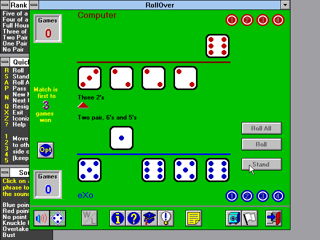 Gameplay of RollOver