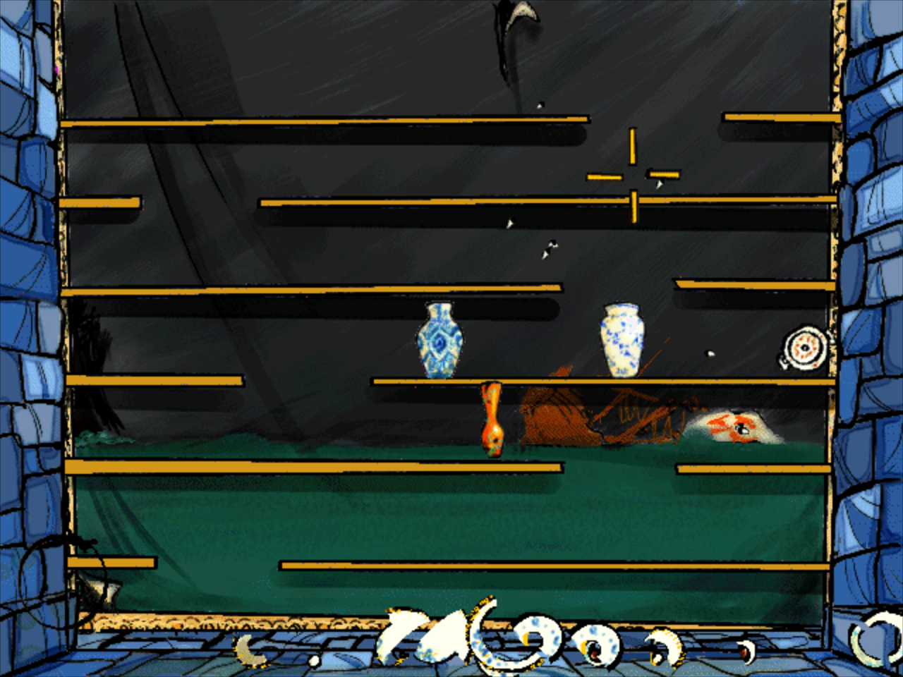 Gameplay of Kaptein Sabeltann og den store ildprøven