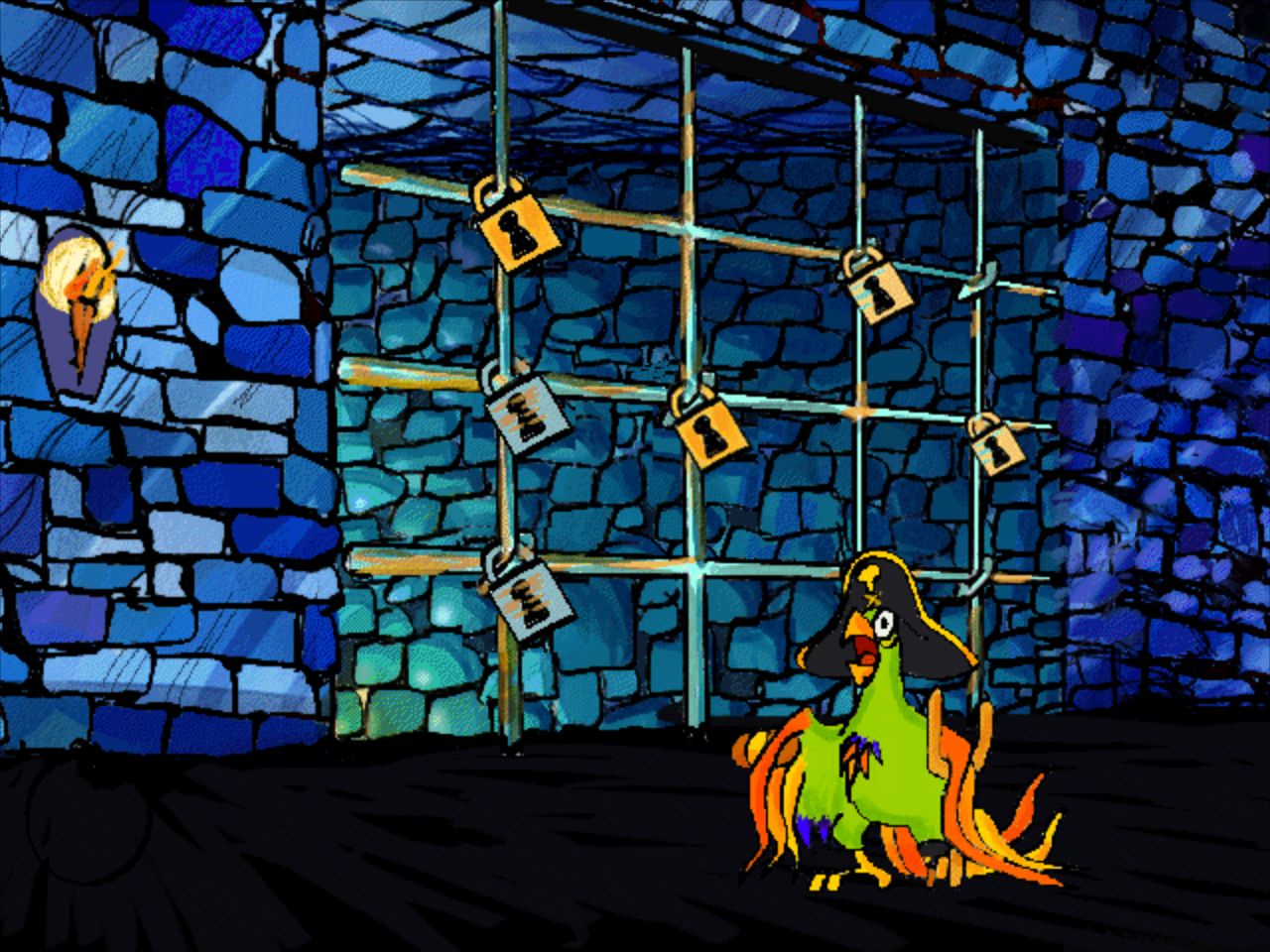 Gameplay of Kaptein Sabeltann og den store ildprøven