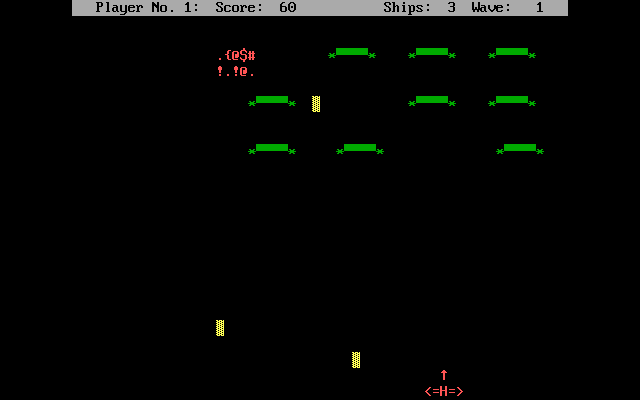 Gameplay of Super Stupid Space Invaders