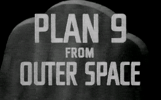 Title screen of Plan 9 From Outer Space