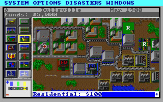 Gameplay of SimCity Classic