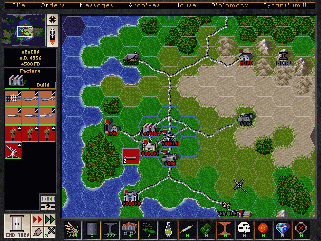Gameplay of Emperor of the Fading Suns