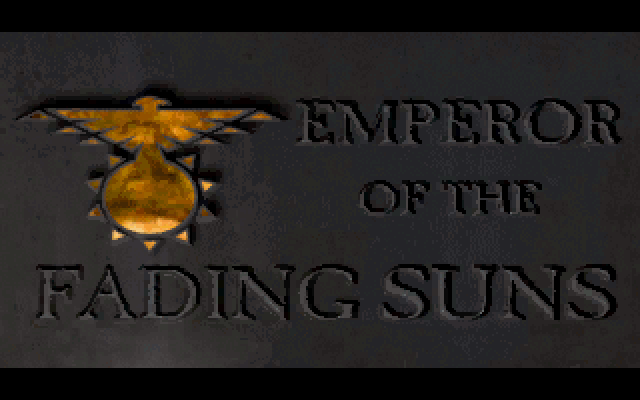 Title screen of Emperor of the Fading Suns