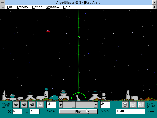 Gameplay of Alge-Blaster 3