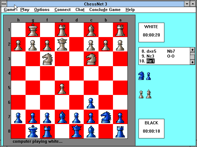 Gameplay of Masque ChessNet 3