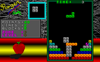 Gameplay of S-Tetris