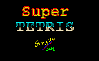 Title screen of S-Tetris