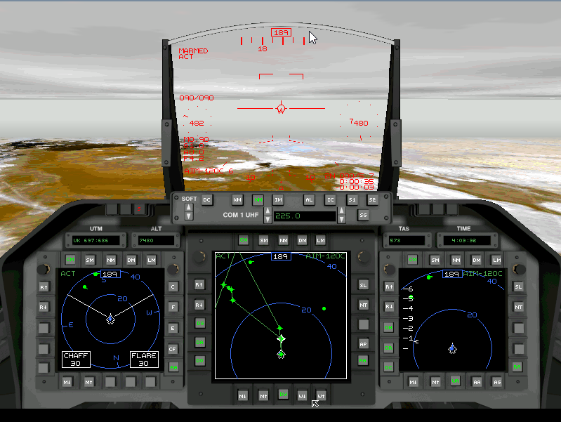Gameplay of iF-22: Peacekeeping Mission - Persian Gulf