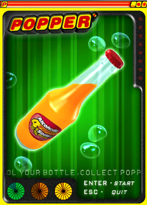 Title screen of Popper