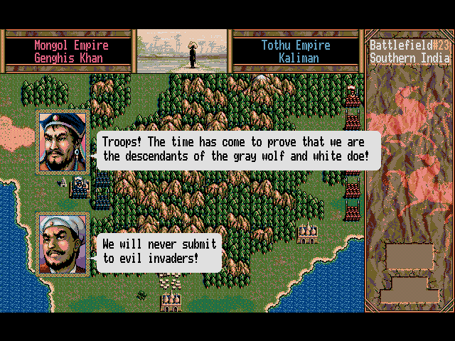 Gameplay of Genghis Khan II: Clan of the Gray Wolf