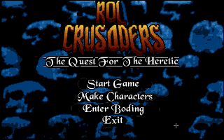 Title screen of Rol Crusaders