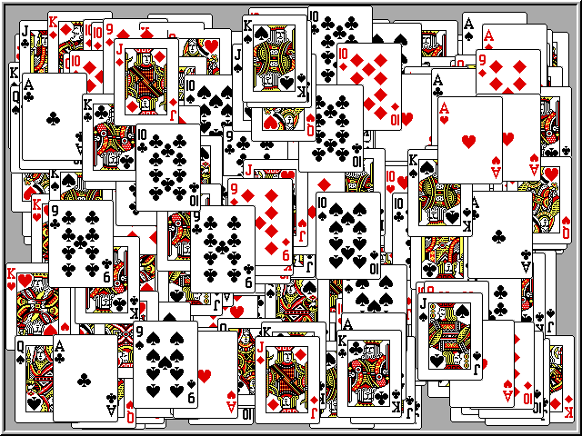 Title screen of Euchre (1996)