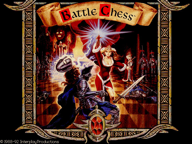 Title screen of Battle Chess: Enhanced CD-ROM