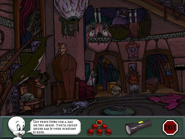 Gameplay of Casper's Treasure Hunt