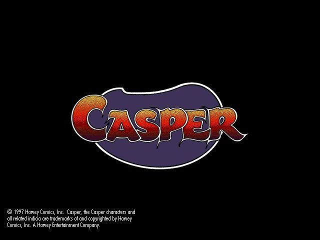 Title screen of Casper's Treasure Hunt
