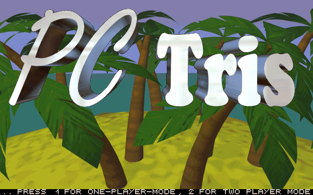 Title screen of PCTris