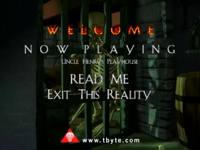 Title screen of Uncle Henrys Playhouse