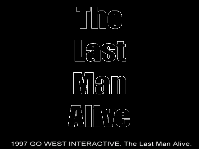 Title screen of The Last Man Alive