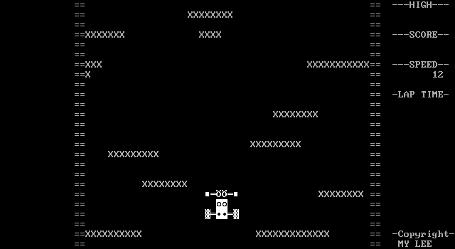 Title screen of Car