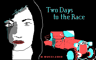 Title screen of Two Days to the Race