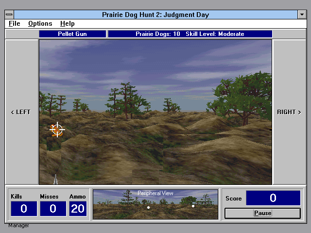Gameplay of Prairie Dog Hunt 2: Judgement Day