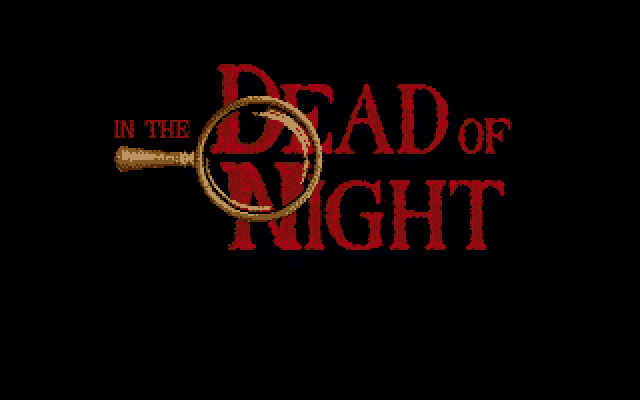 Title screen of In the Dead of Night