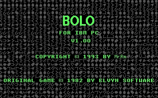 Box front of Bolo (1993)
