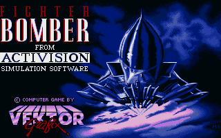 Title screen of Fighter Bomber: Advanced Mission Disc