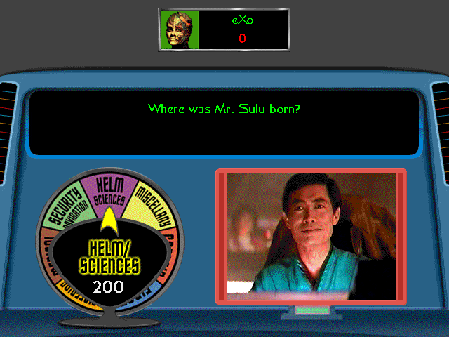 Gameplay of Star Trek: The Game Show