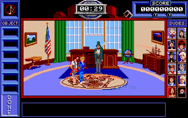 Gameplay of Bill & Ted's Excellent Adventure