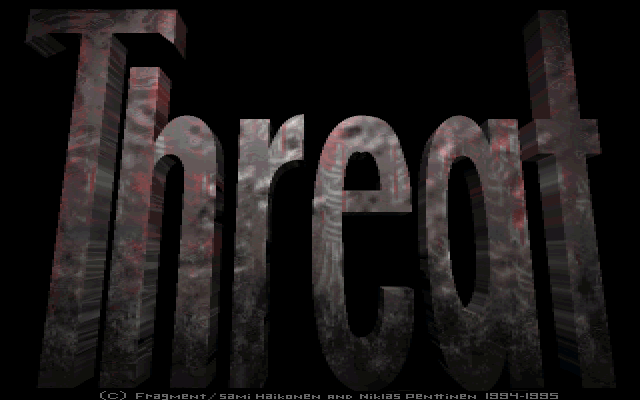 Title screen of Threat