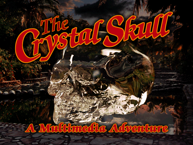 Title screen of The Crystal Skull