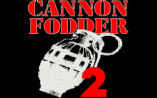Title screen of Cannon Fodder 2