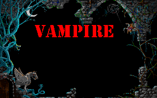 Title screen of Vampire