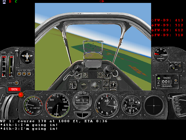 Gameplay of Air Warrior II