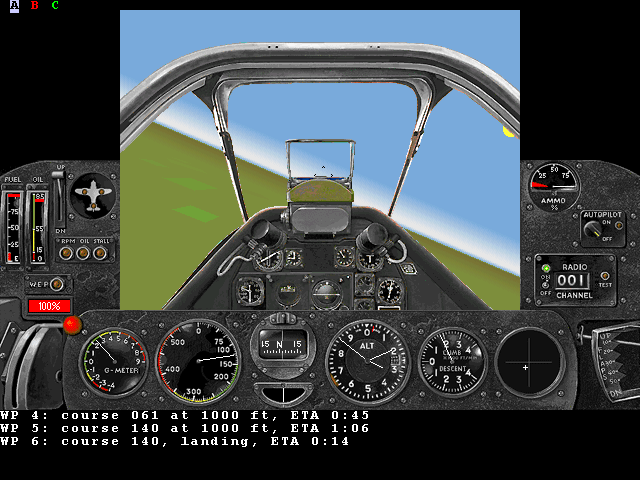 Gameplay of Air Warrior II