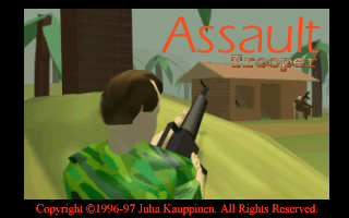 Title screen of Assault Trooper
