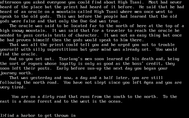 Gameplay of Daemon Quest, The Third Saga: The Road to the High Tsani