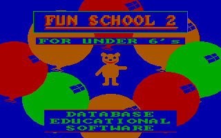 Title screen of Fun School 2: For the Under-6s
