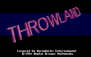 Title screen of Throwland