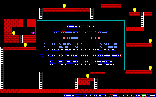 Title screen of EmuCamp World